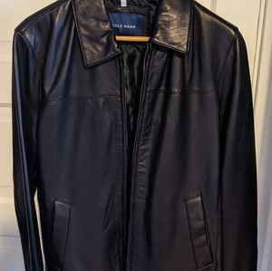 Cole Haan lambskin leather jacket